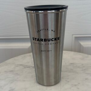 Starbucks Silver Travel Mug